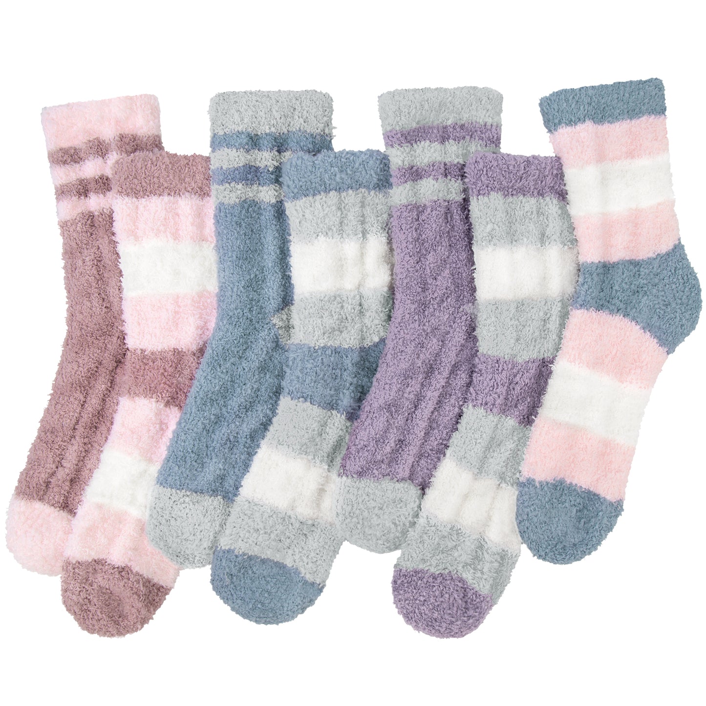 Loritta 7 Pairs Womens Fuzzy Socks Soft Winter Warm Cozy Fluffy Soft Slipper Socks Gifts
