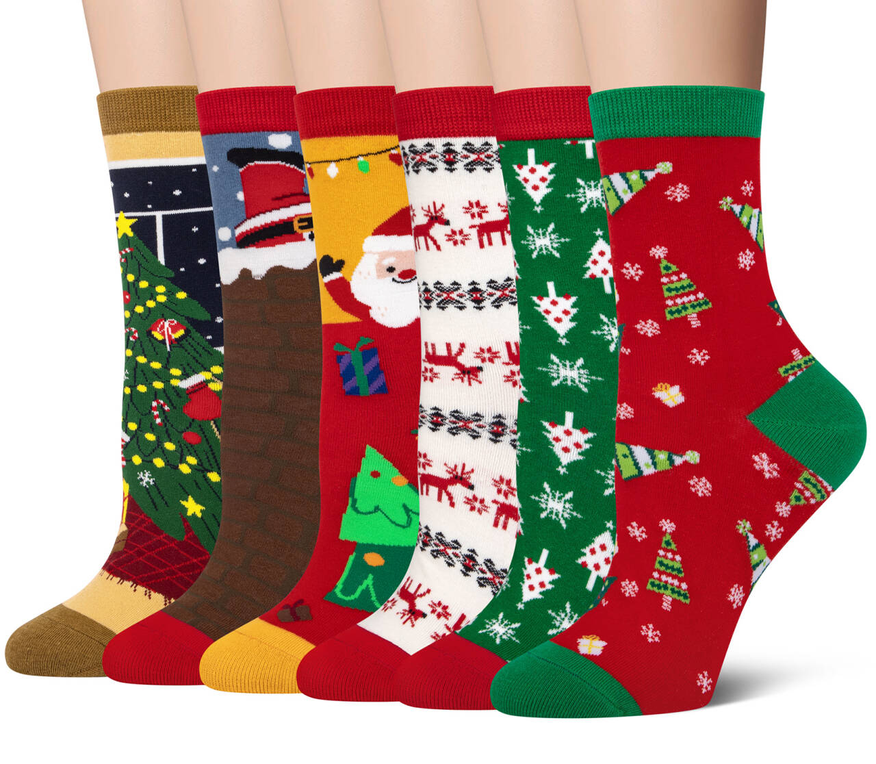 Loritta Womens Cute Socks Dog Cat Novelty Animal Socks Girl Cartoon Cotton Casual Crew Funny Socks Gifts