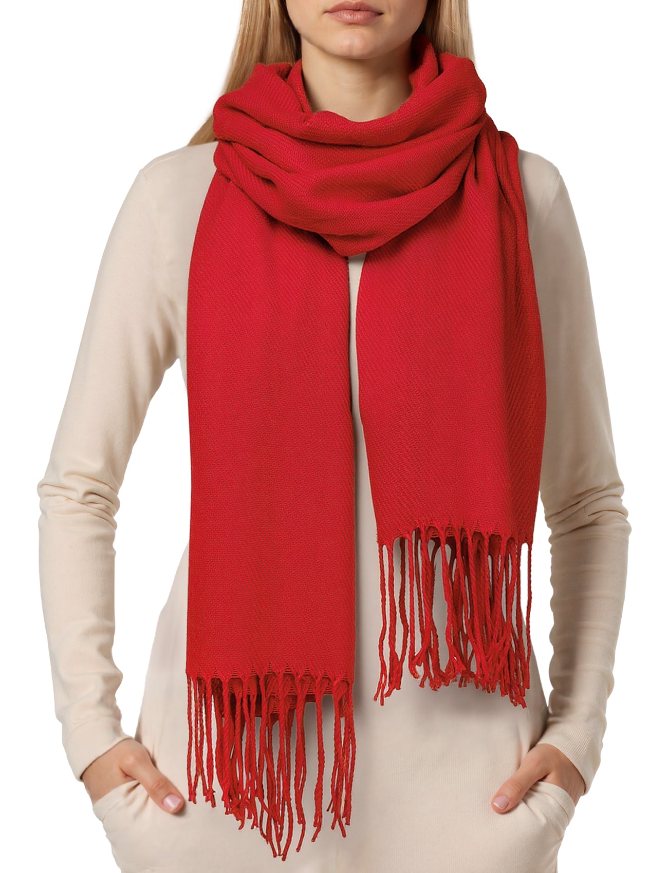 Loritta Winter Scarfs for Women, Plaid Warm Shawl and Wraps Scarves One Size
