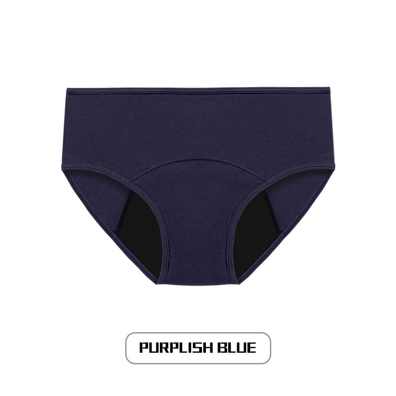 Loritta's Womens High Waist Period Underwear Cotton Leak Proof Postpartum Underwear 4packs, XS-3XL