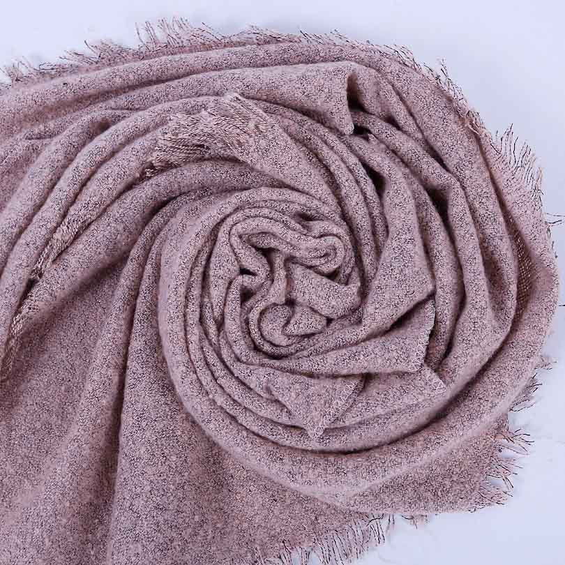 Monochrome circle yarn scarf high quality triangle scarf lady shawl - Loritta