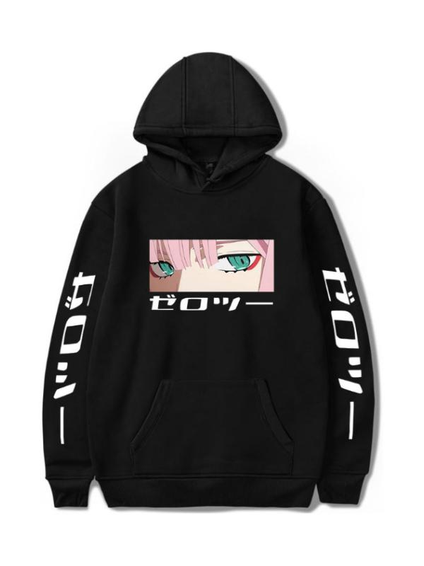 Anime Hoodie Darling in the Franxx Zero Two 002 Manga Women's Streetwear Waifu Kawaii