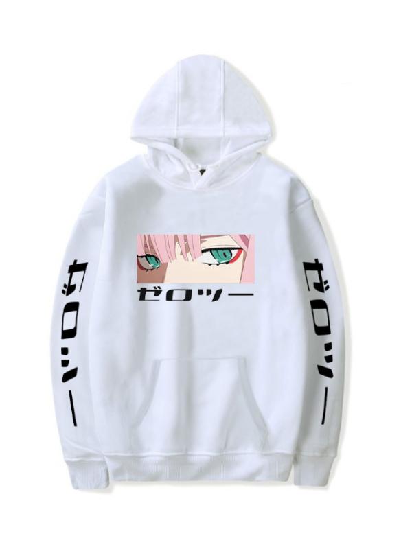 Anime Hoodie Darling in the Franxx Zero Two 002 Manga Women's Streetwear Waifu Kawaii