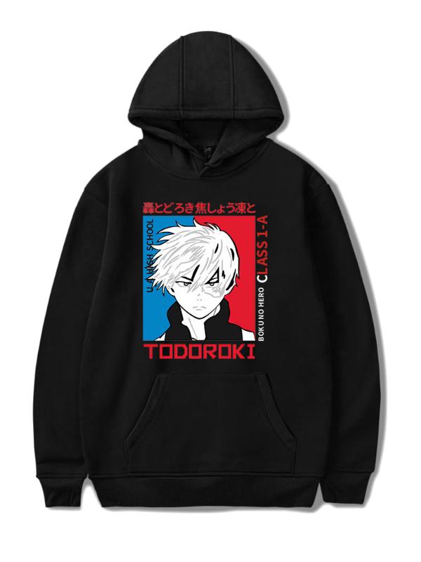 Anime My Hero Academia Shoto Todoroki Hoodie