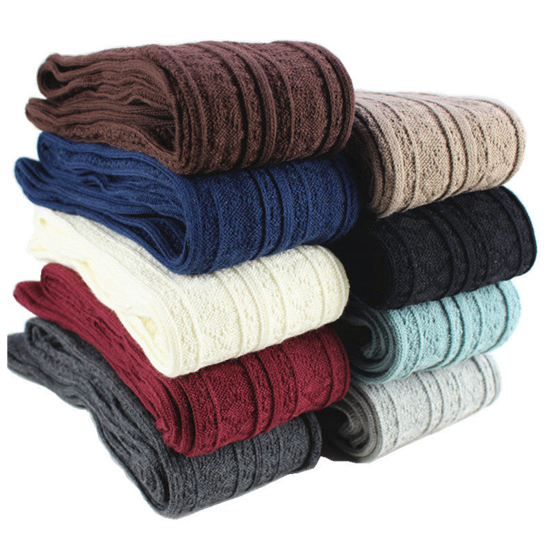 Women's Cable Knitted Thigh High Boot Socks Extra Long Winter Stockings Over Knee Leg Warmers