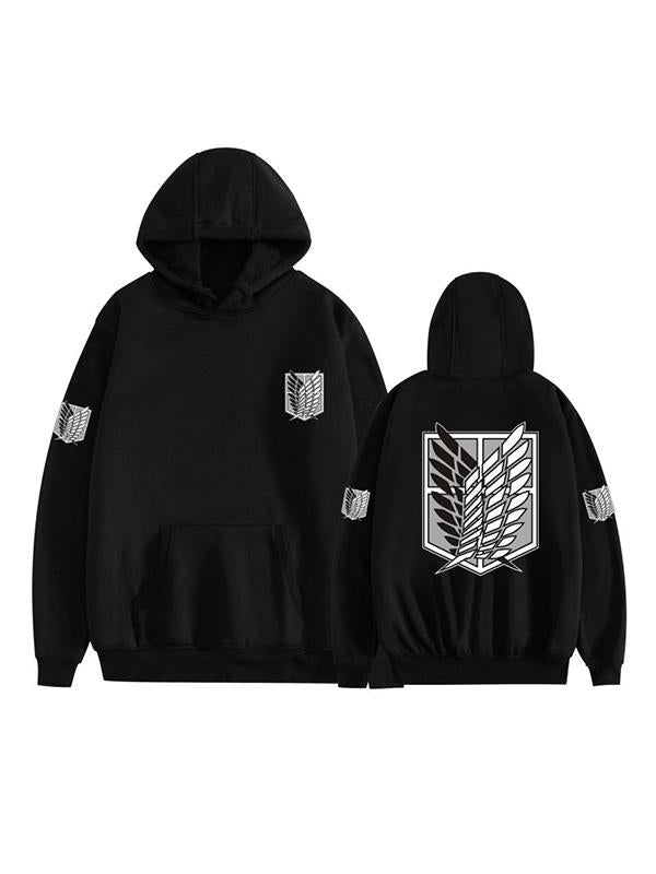 Anime Attack on Titan Printed Hoodie Casual Scouting Legion Symbol Sweatshirt