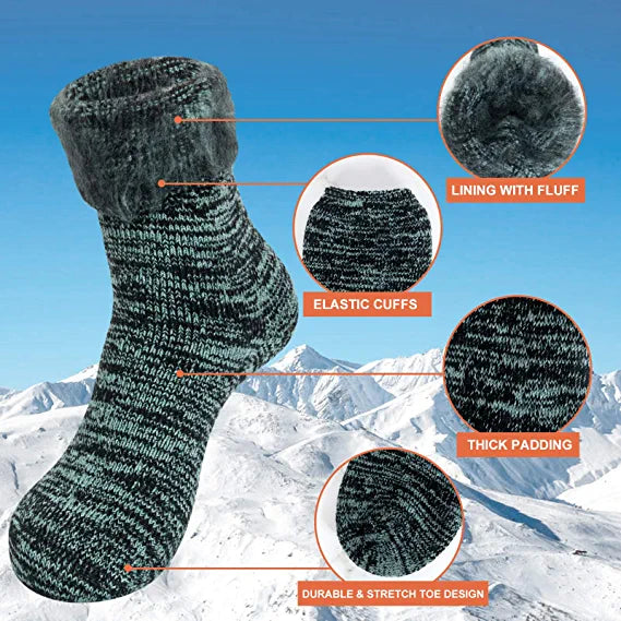 Loritta Thermal Socks for Women Winter Warm Cold Weather Socks for Outdoor Activities