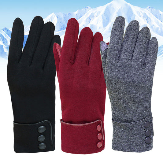 Loritta 3 Pairs Women Winter Gloves Warm Touchscreen Gloves Windproof Gloves for Women Girls Winter