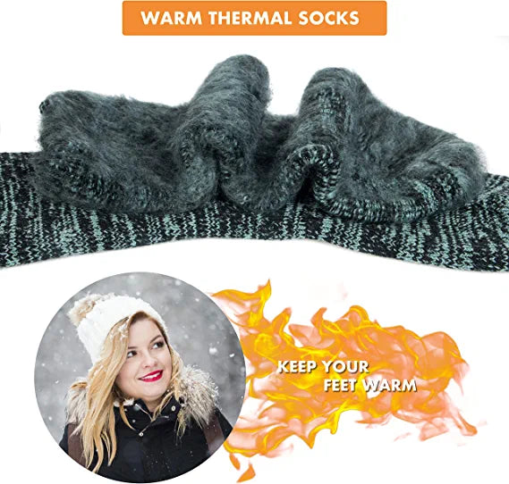 Loritta Thermal Socks for Women Winter Warm Cold Weather Socks for Outdoor Activities