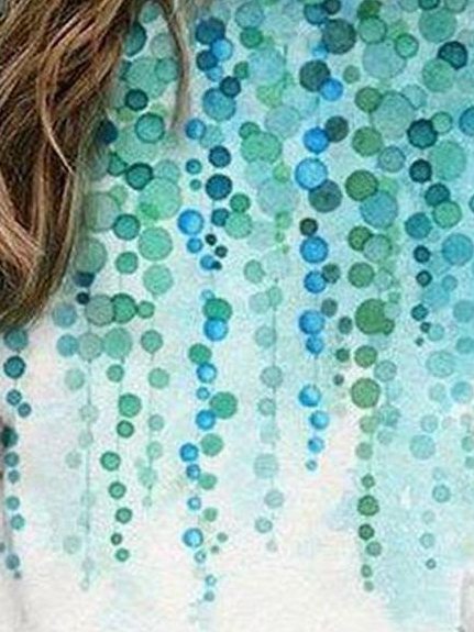 Basic Long Sleeve Dye Printed Sweatshirt-Tops-Sweatshirts