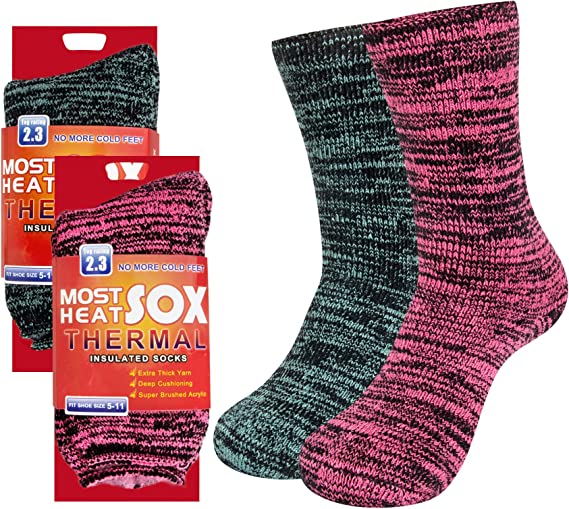 Loritta Thermal Socks for Women Winter Warm Cold Weather Socks for Outdoor Activities