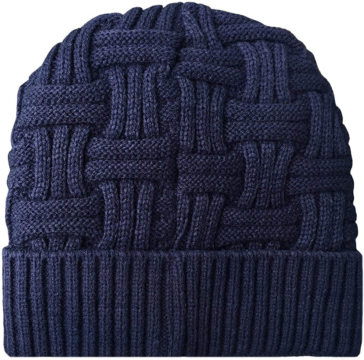 Winter Knitted Wool Thick Baggy Slouchy Beanie Skull Cap