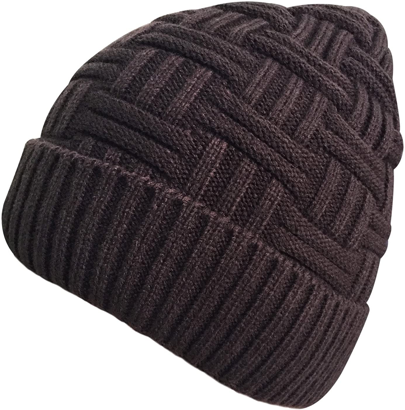 Winter Warm Knitted Wool Thick Baggy Slouchy Beanie Skull Cap