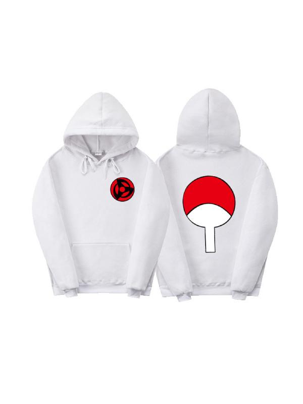 Anime Naruto Uchiha Clan Symbol Hoodie Unisex Sweatshirts