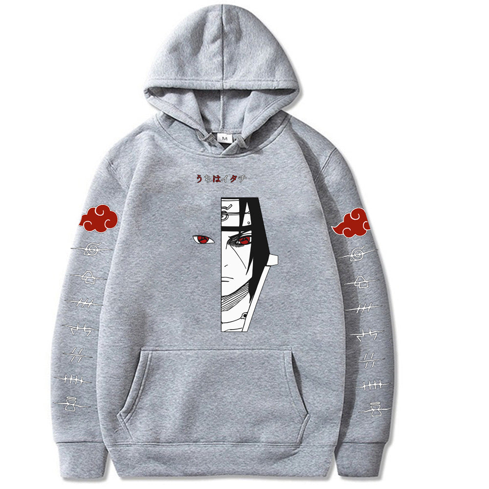 Japanese Anime Naruto Itachi Printed Hoodie Novel Sweatshirt Casual Hoodies