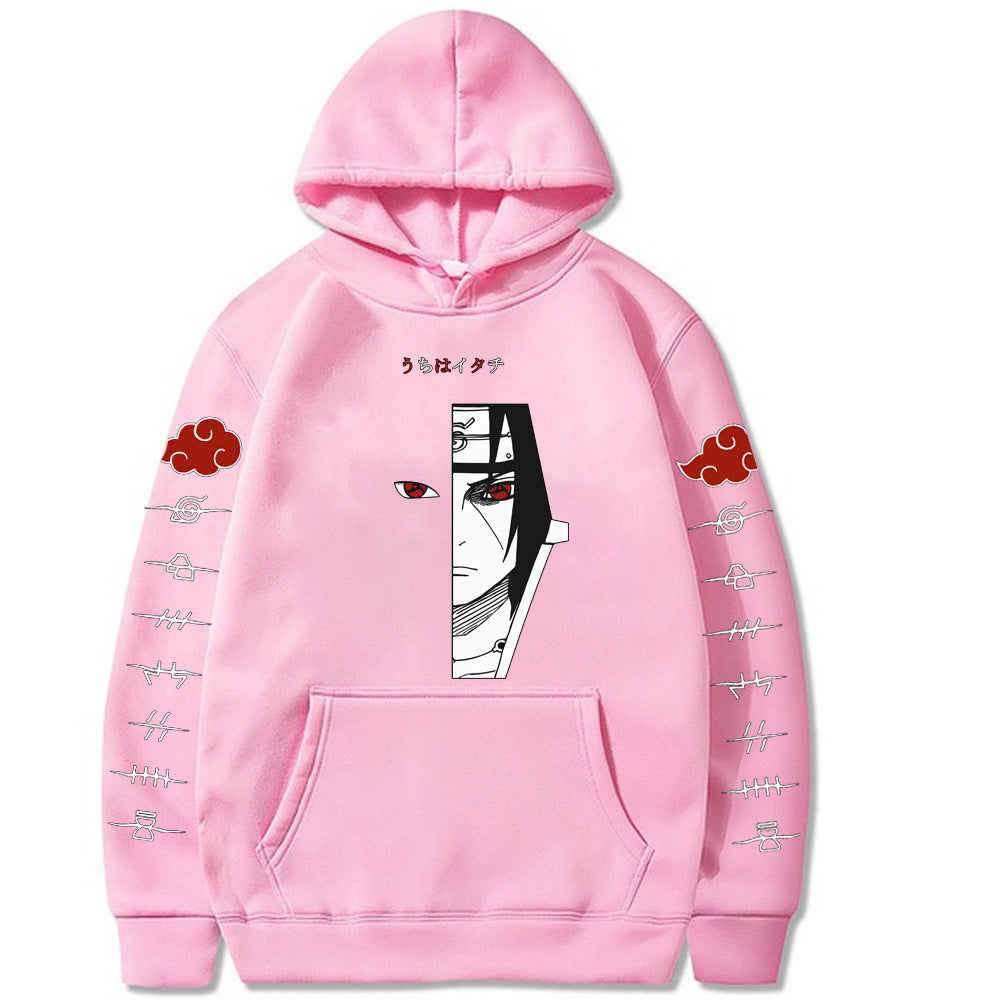 Japanese Anime Naruto Itachi Printed Hoodie Novel Sweatshirt Casual Hoodies