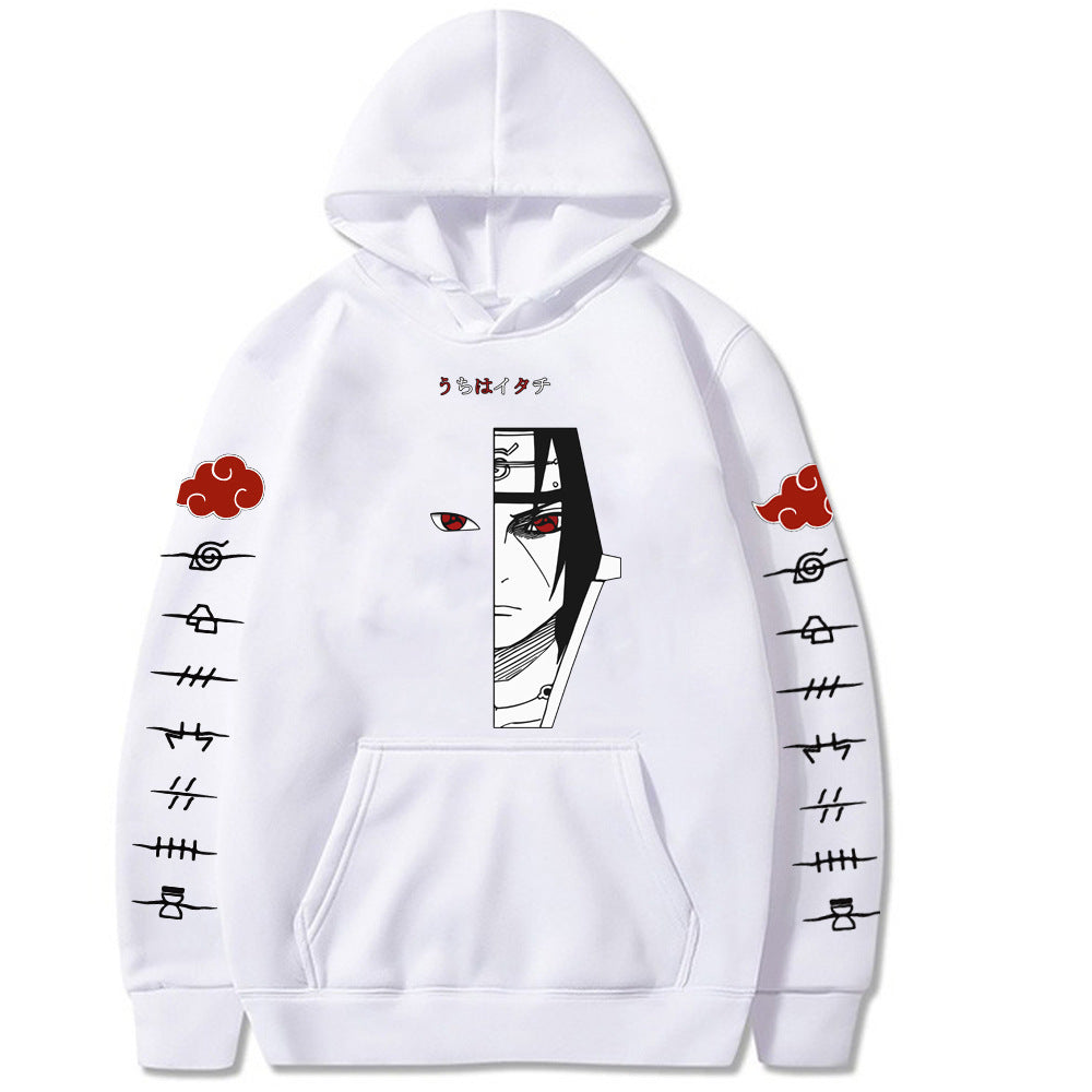 Japanese Anime Naruto Itachi Printed Hoodie Novel Sweatshirt Casual Hoodies