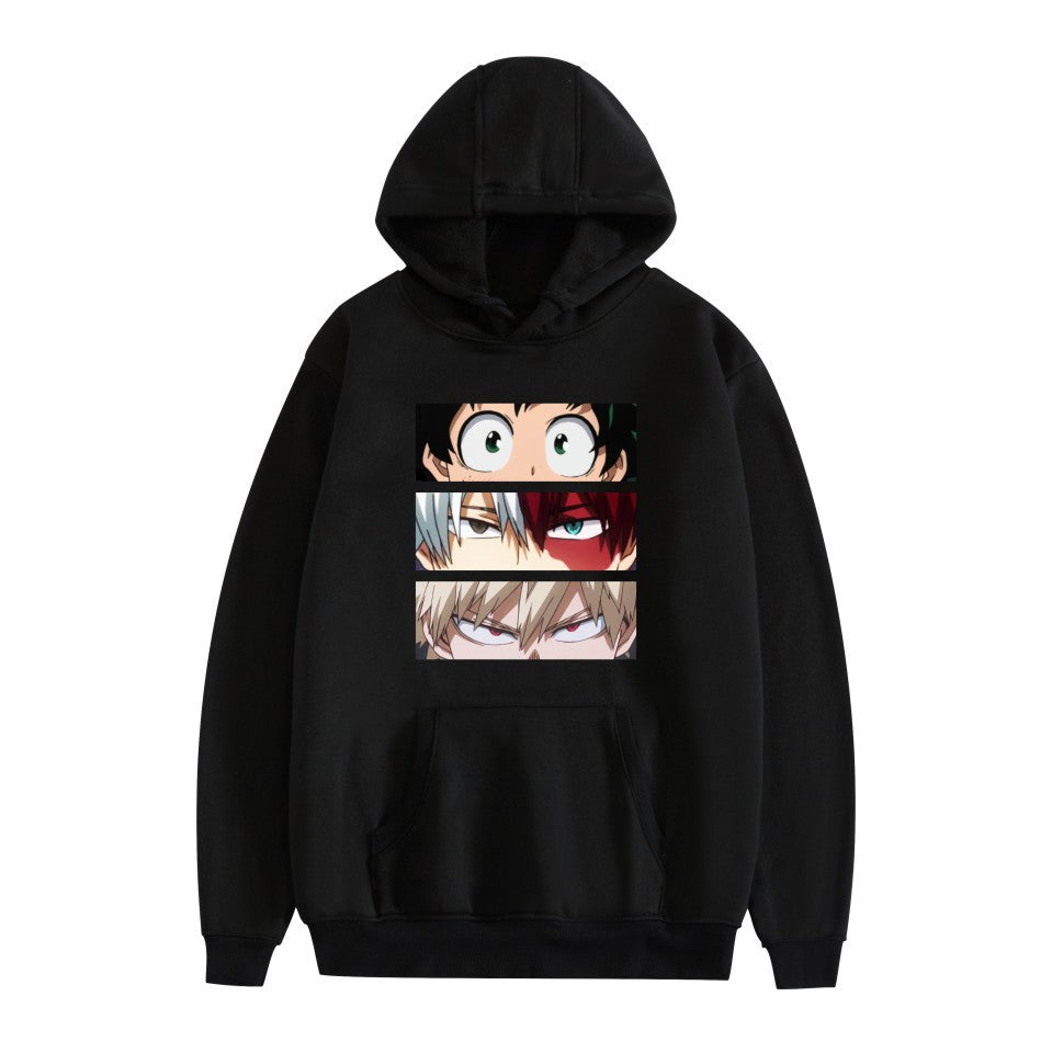 Manga Anime My Hero Academia Black Hoodie