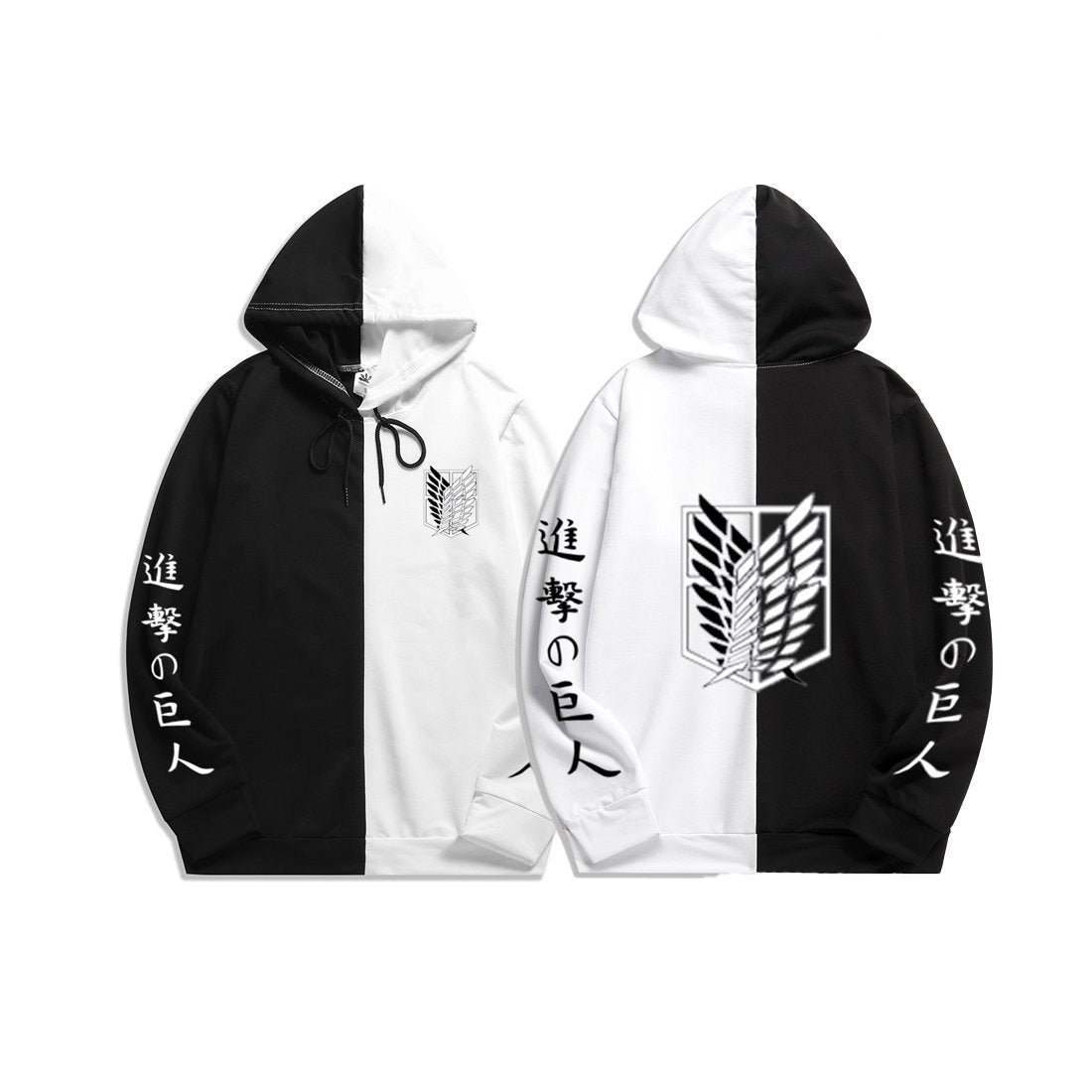 Anime Attack on Titan Levi Ackerman Men's/Women's Splicing Printed Hoodies