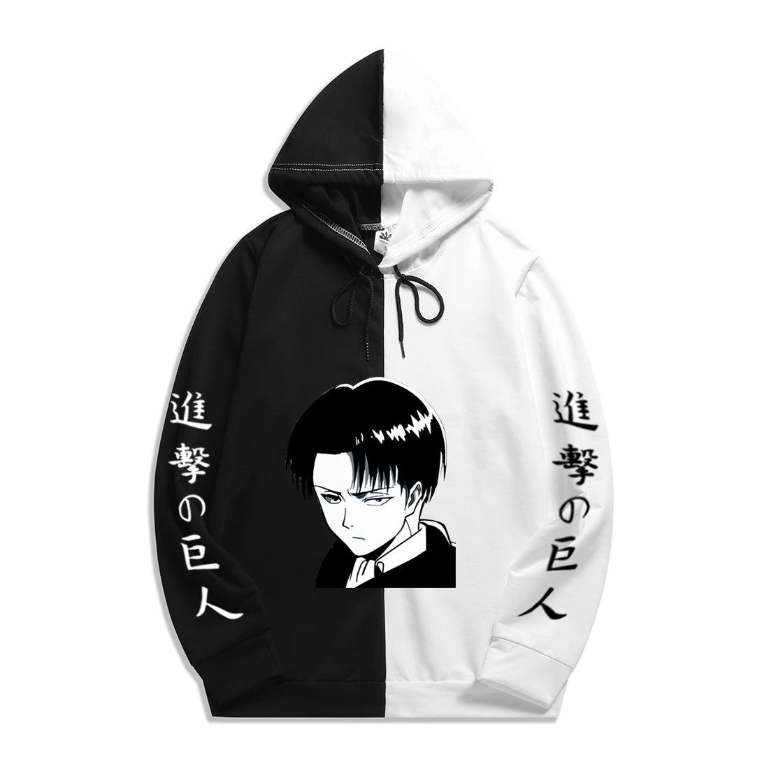 Anime Attack on Titan Levi Ackerman Men's/Women's Splicing Printed Hoodies