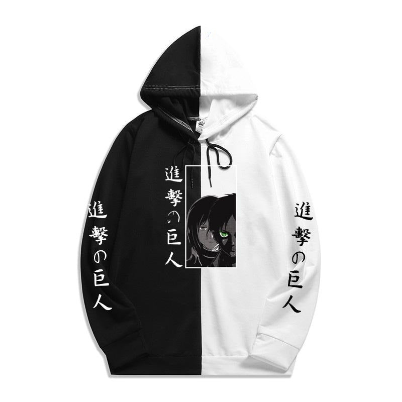 Anime Attack on Titan Levi Ackerman Men's/Women's Splicing Printed Hoodies