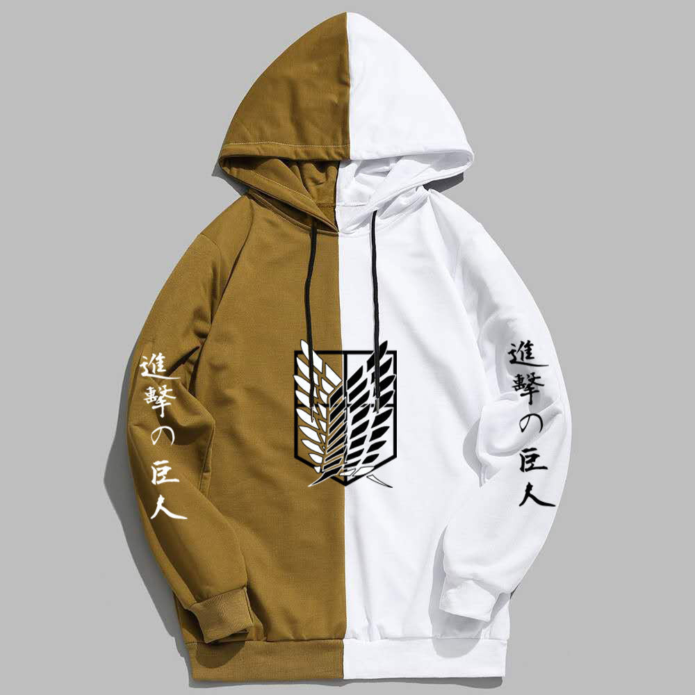 Anime Attack on Titan Levi Ackerman Men's/Women's Splicing Printed Hoodies