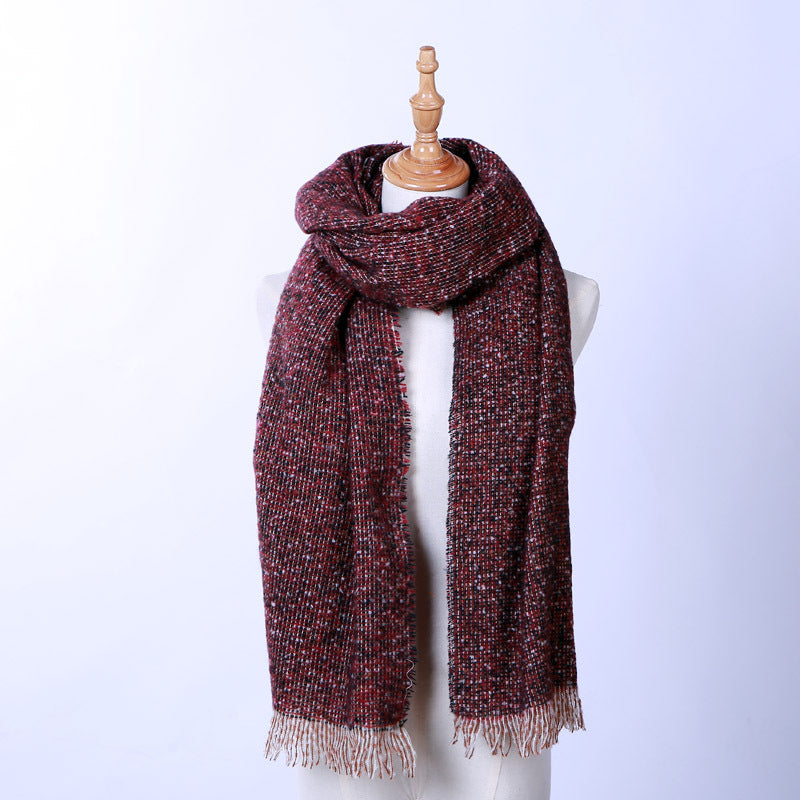 Circle yarn scarf high quality ladies oversized thick long scarf shawl - Loritta