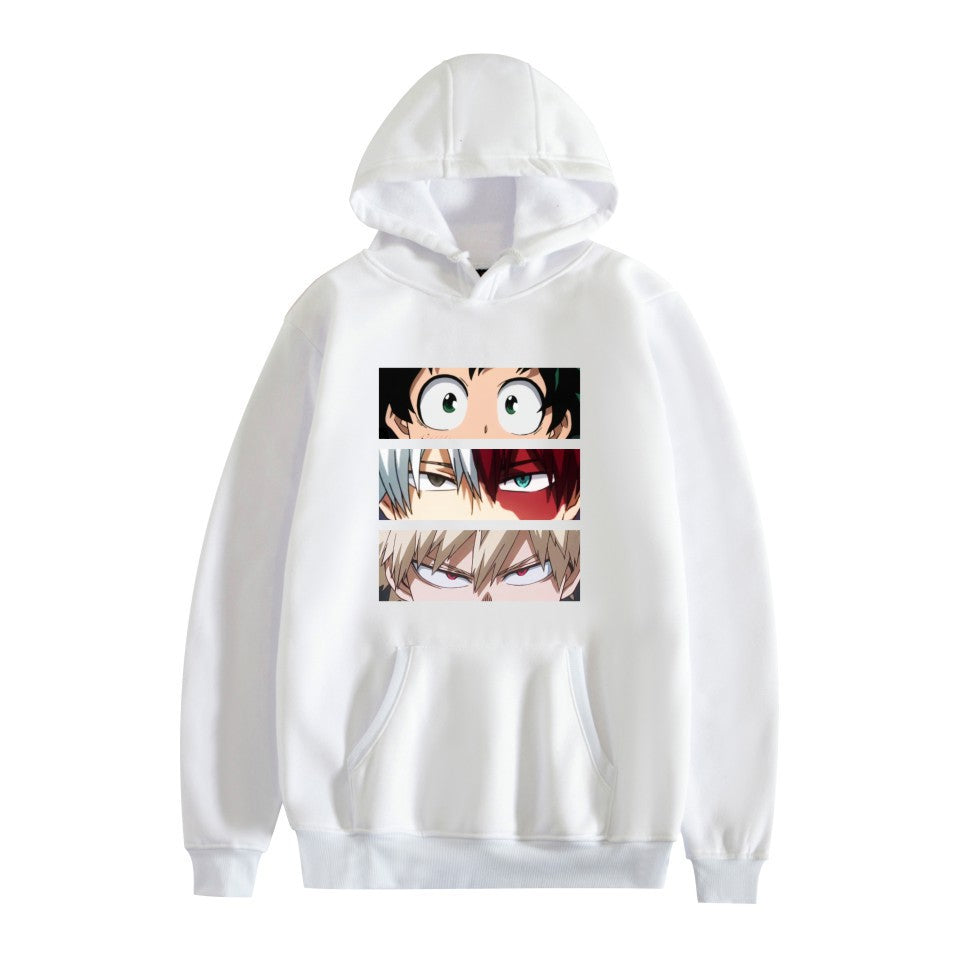 Manga Anime My Hero Academia White Hoodie