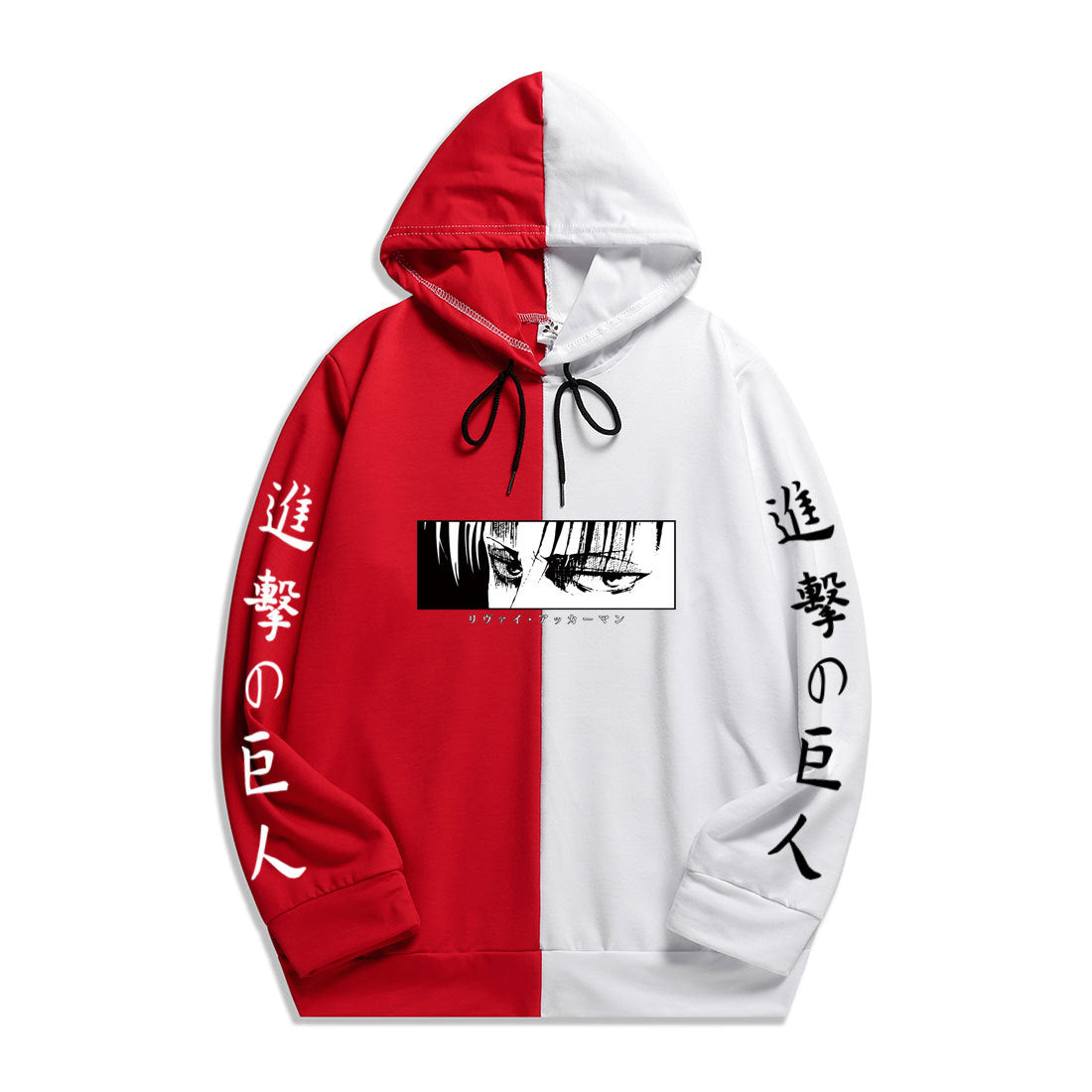 Anime Attack on Titan Levi Ackerman Men's/Women's Splicing Printed Hoodies