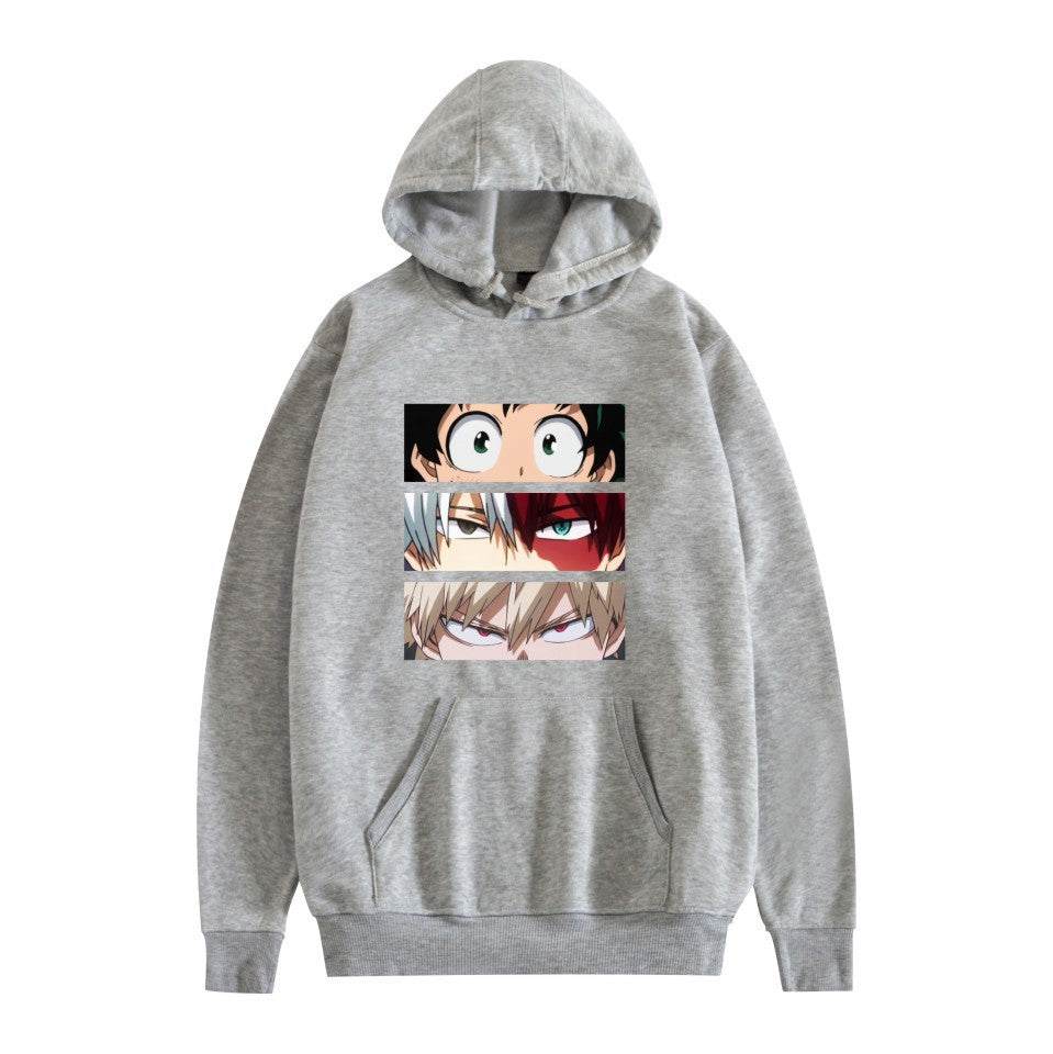 Manga Anime My Hero Academia Grey Hoodie