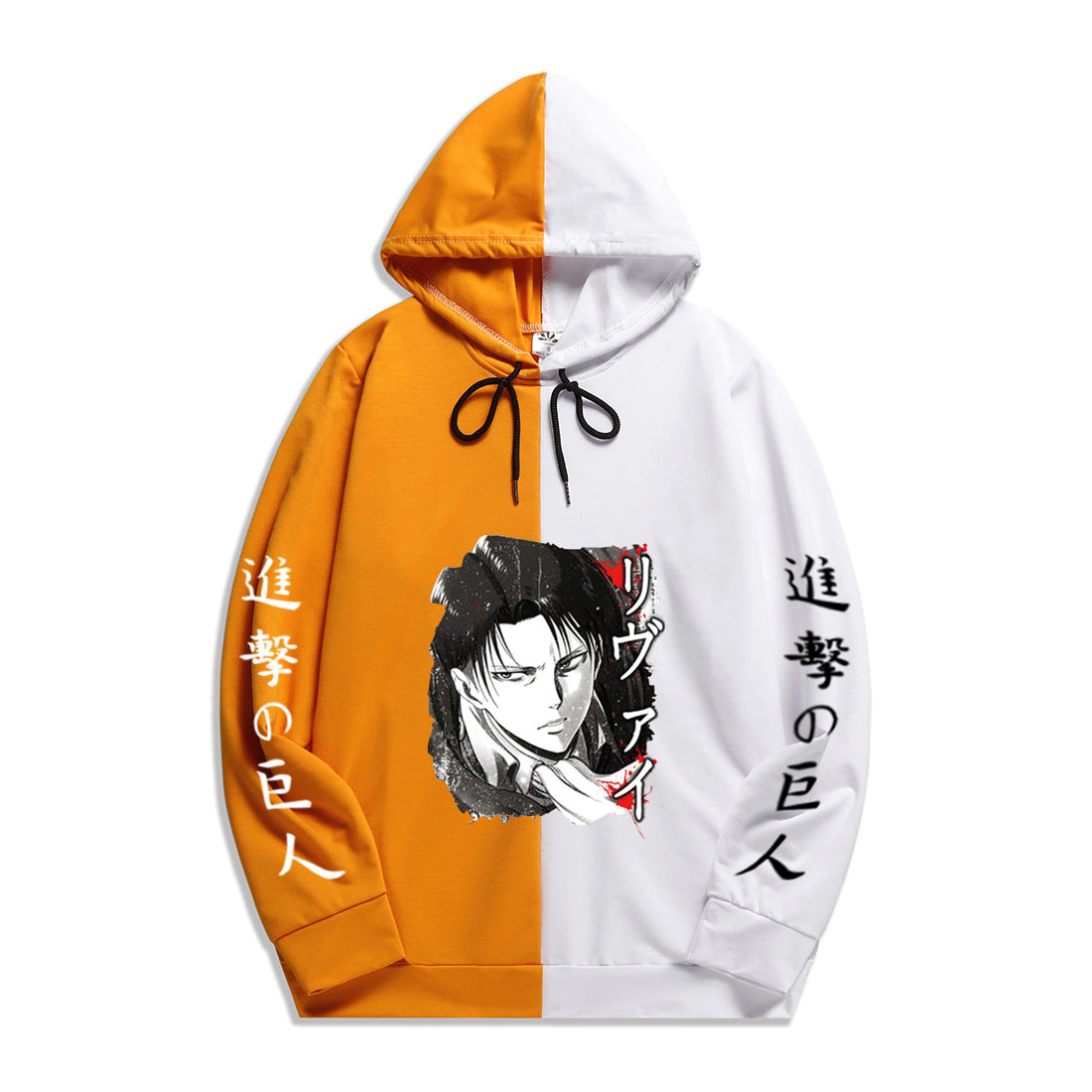 Anime Attack on Titan Levi Ackerman Men's/Women's Splicing Printed Hoodies