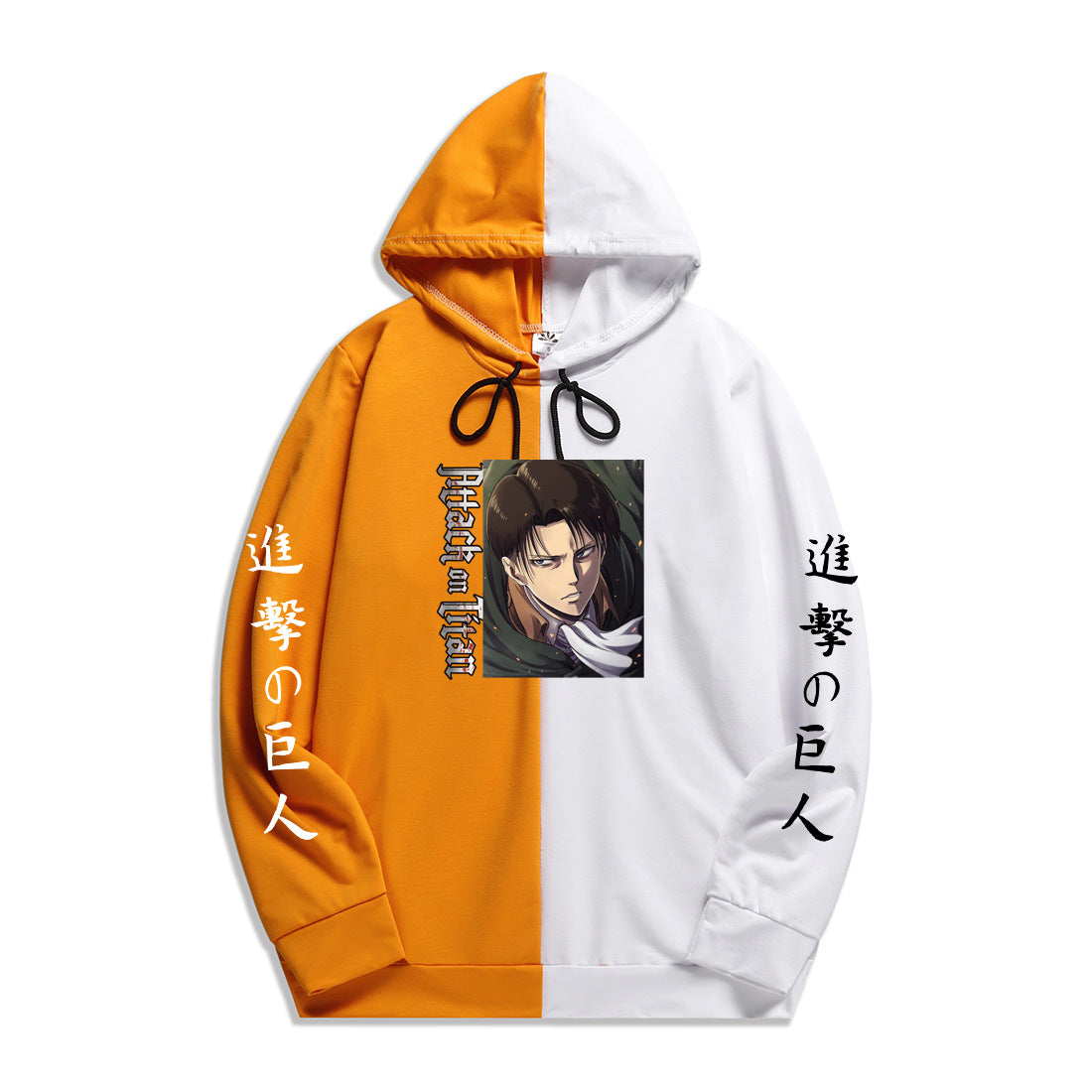Anime Attack on Titan Levi Ackerman Men's/Women's Splicing Printed Hoodies
