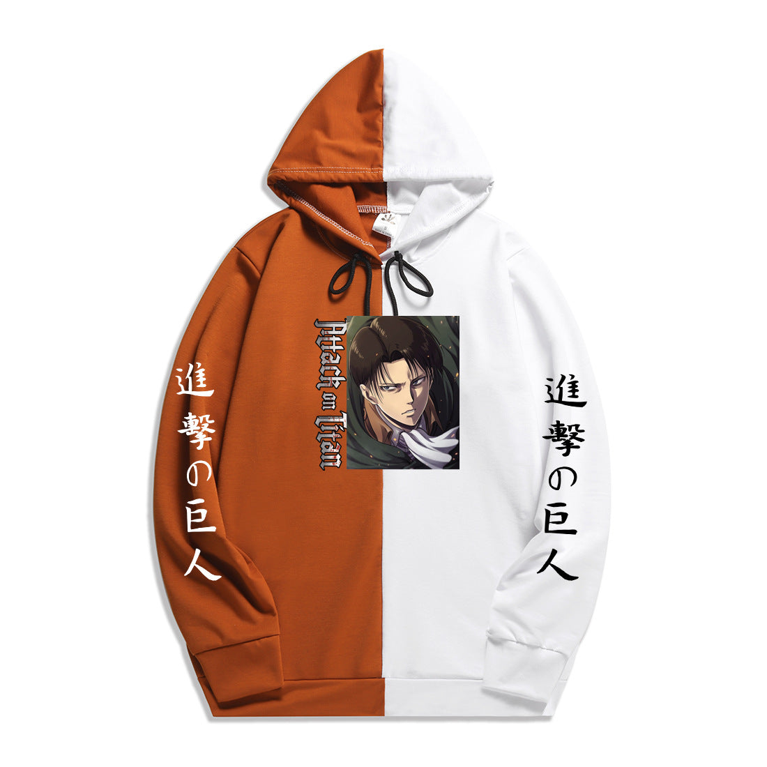 Anime Attack on Titan Levi Ackerman Men's/Women's Splicing Printed Hoodies