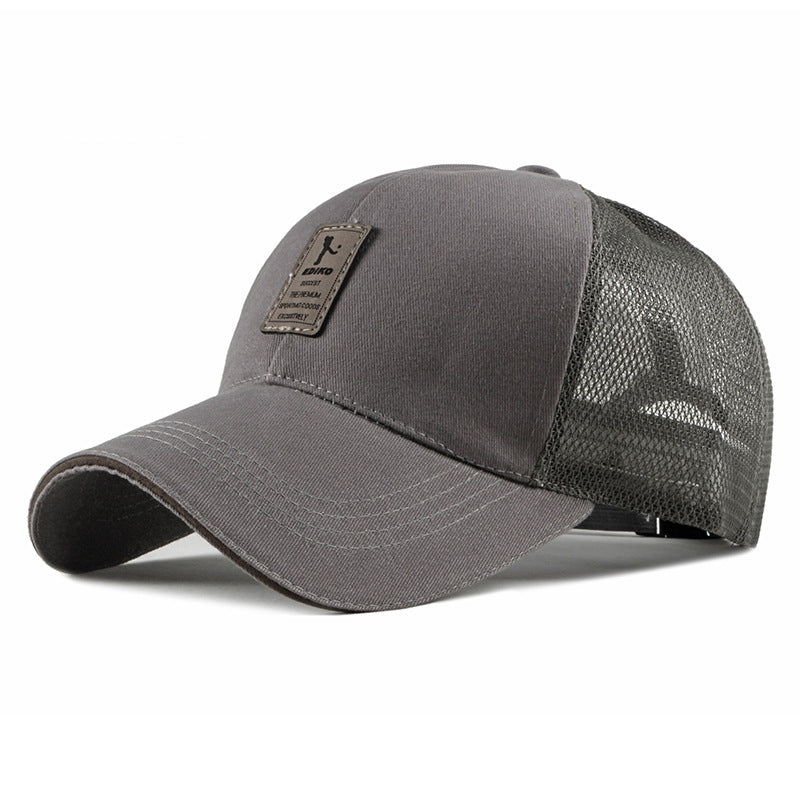 Fashion Hollow Mesh Baseball Cap Sun Hat Sunscreen Sports - Loritta