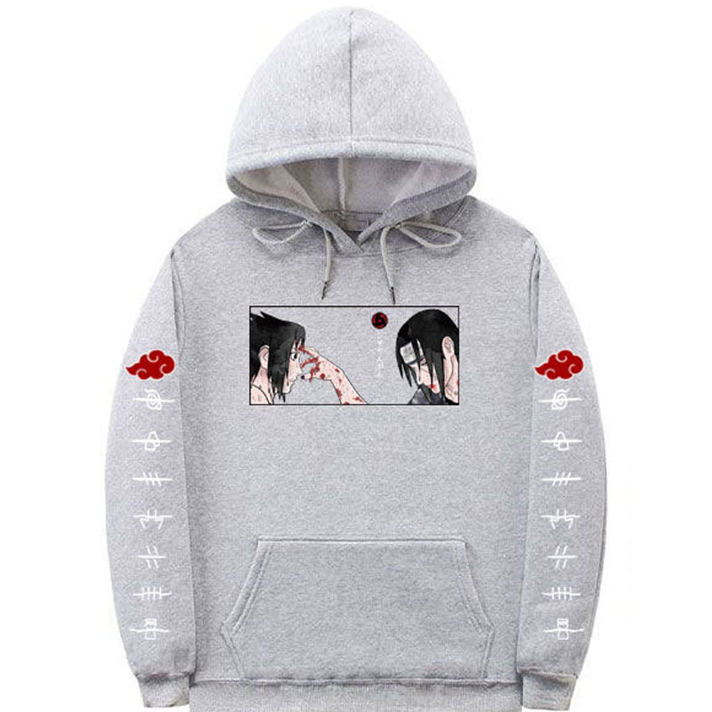 Japanese Anime Naruto Itachi Printed Hoodie Novel Sweatshirt Casual Hoodies
