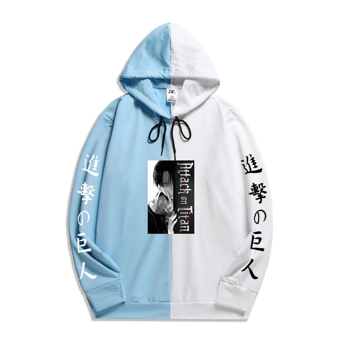 Anime Attack on Titan Levi Ackerman Men's/Women's Splicing Printed Hoodies