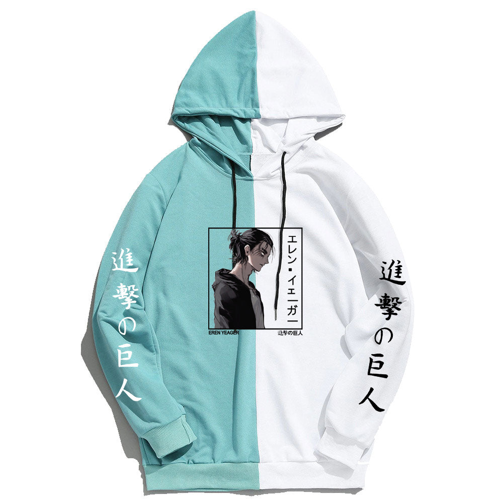 Anime Attack on Titan Levi Ackerman Men's/Women's Splicing Printed Hoodies