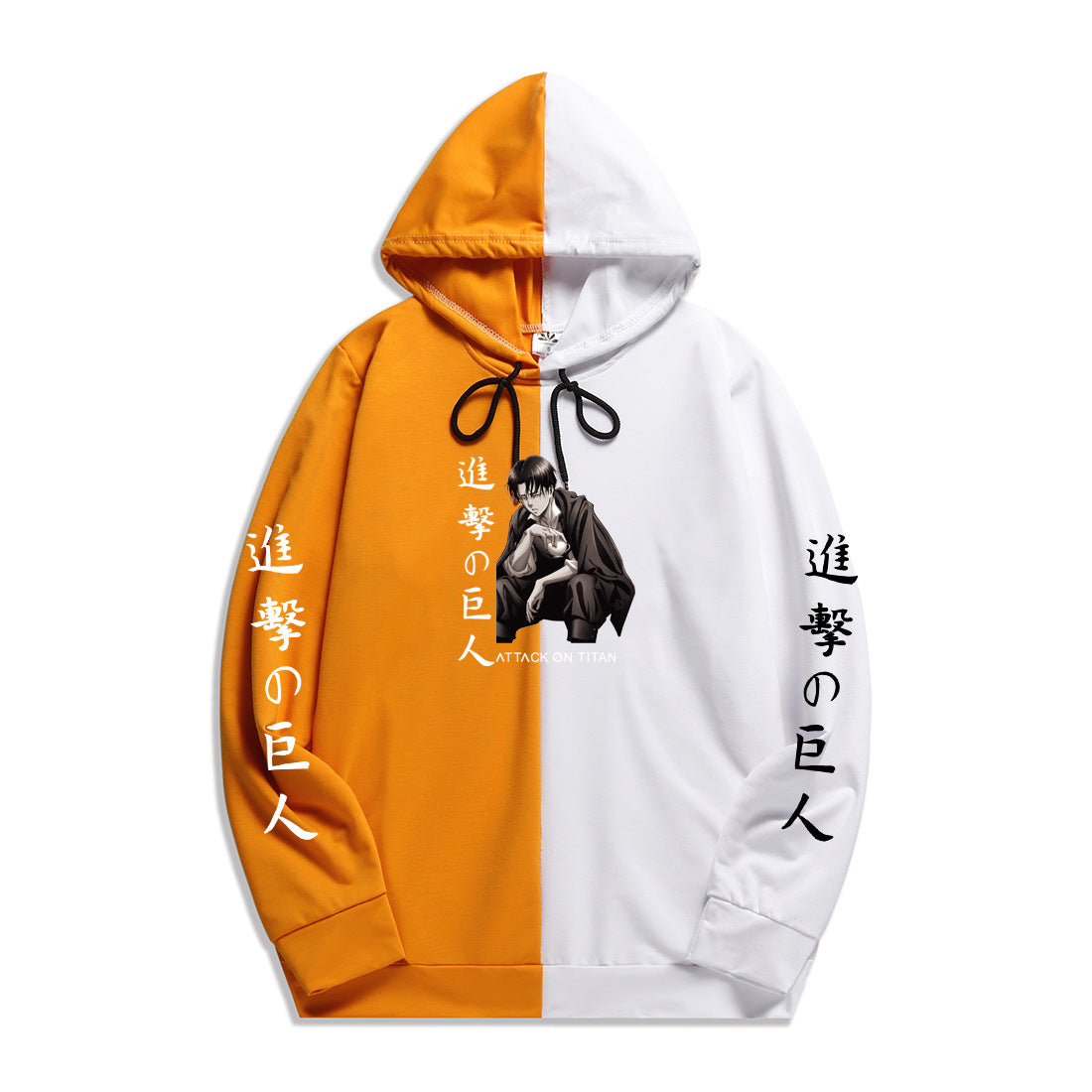 Anime Attack on Titan Levi Ackerman Men's/Women's Splicing Printed Hoodies