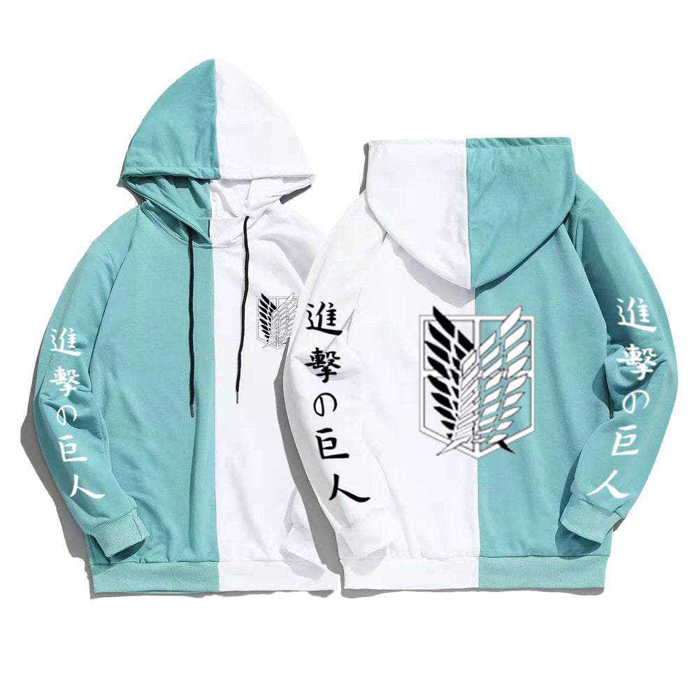 Anime Attack on Titan Levi Ackerman Men's/Women's Splicing Printed Hoodies