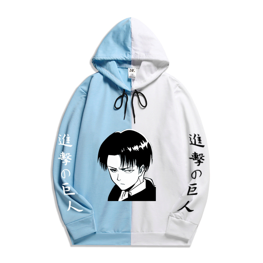 Anime Attack on Titan Levi Ackerman Men's/Women's Splicing Printed Hoodies