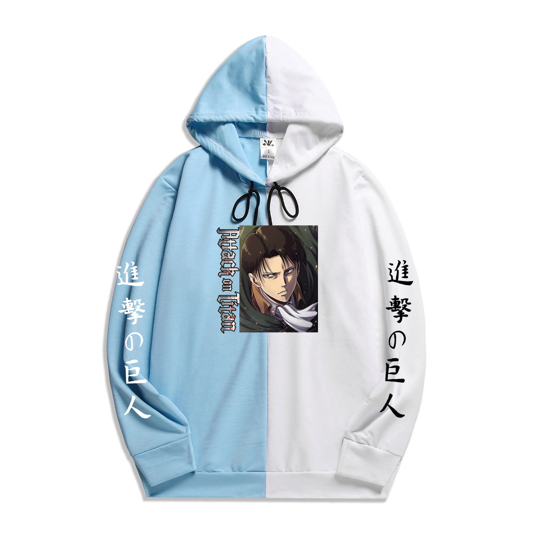 Anime Attack on Titan Levi Ackerman Men's/Women's Splicing Printed Hoodies