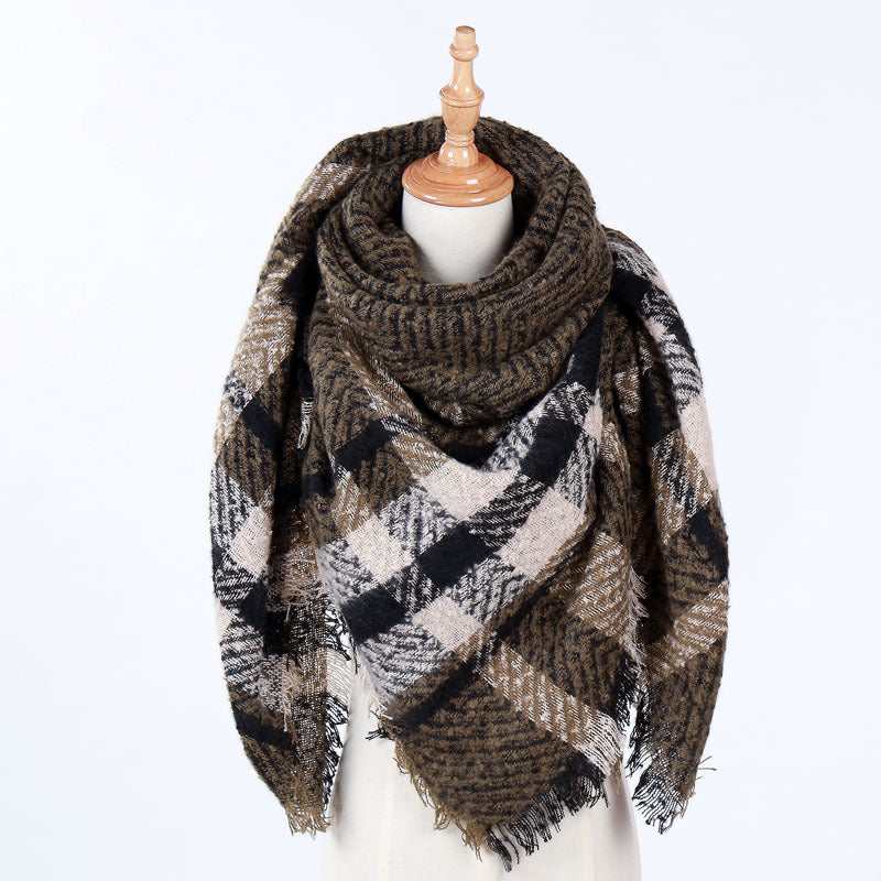 Unisex Gauze square scarf shawl - Loritta