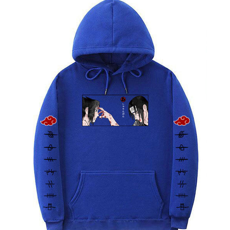 Japanese Anime Naruto Itachi Printed Hoodie Novel Sweatshirt Casual Hoodies