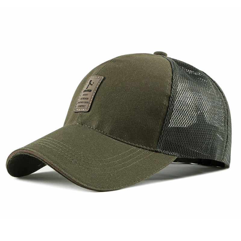 Fashion Hollow Mesh Baseball Cap Sun Hat Sunscreen Sports - Loritta