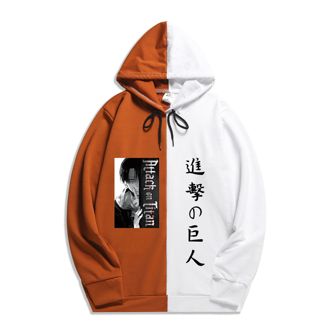 Anime Attack on Titan Levi Ackerman Men's/Women's Splicing Printed Hoodies