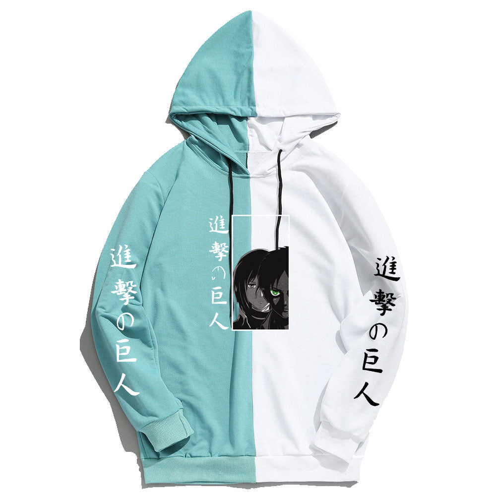 Anime Attack on Titan Levi Ackerman Men's/Women's Splicing Printed Hoodies