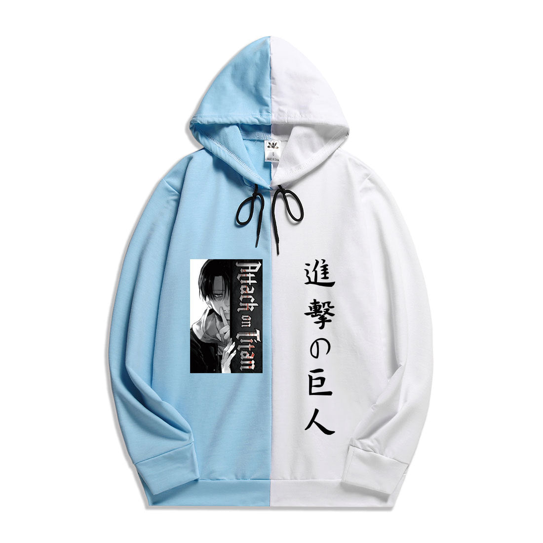 Anime Attack on Titan Levi Ackerman Men's/Women's Splicing Printed Hoodies