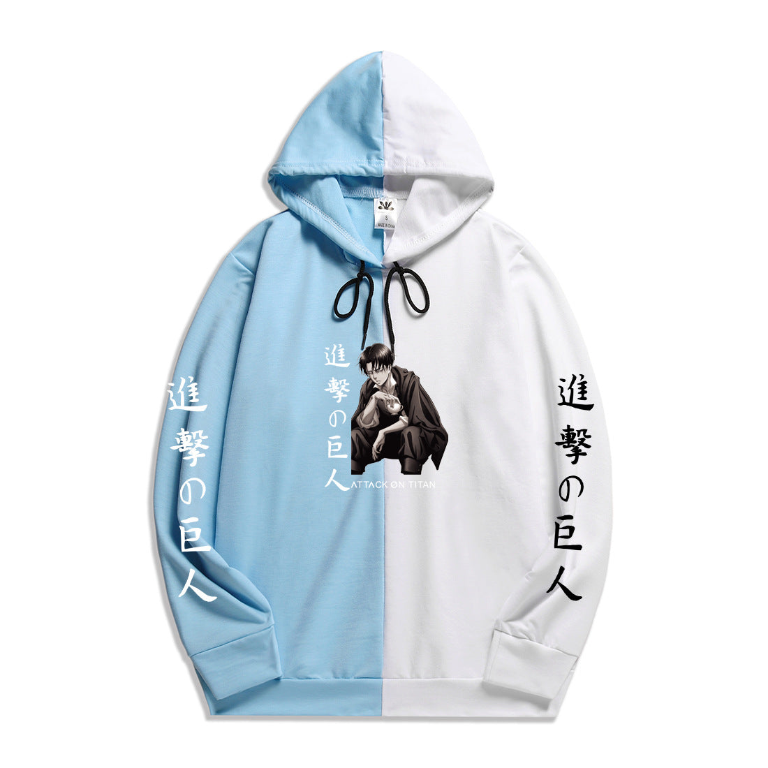 Anime Attack on Titan Levi Ackerman Men's/Women's Splicing Printed Hoodies