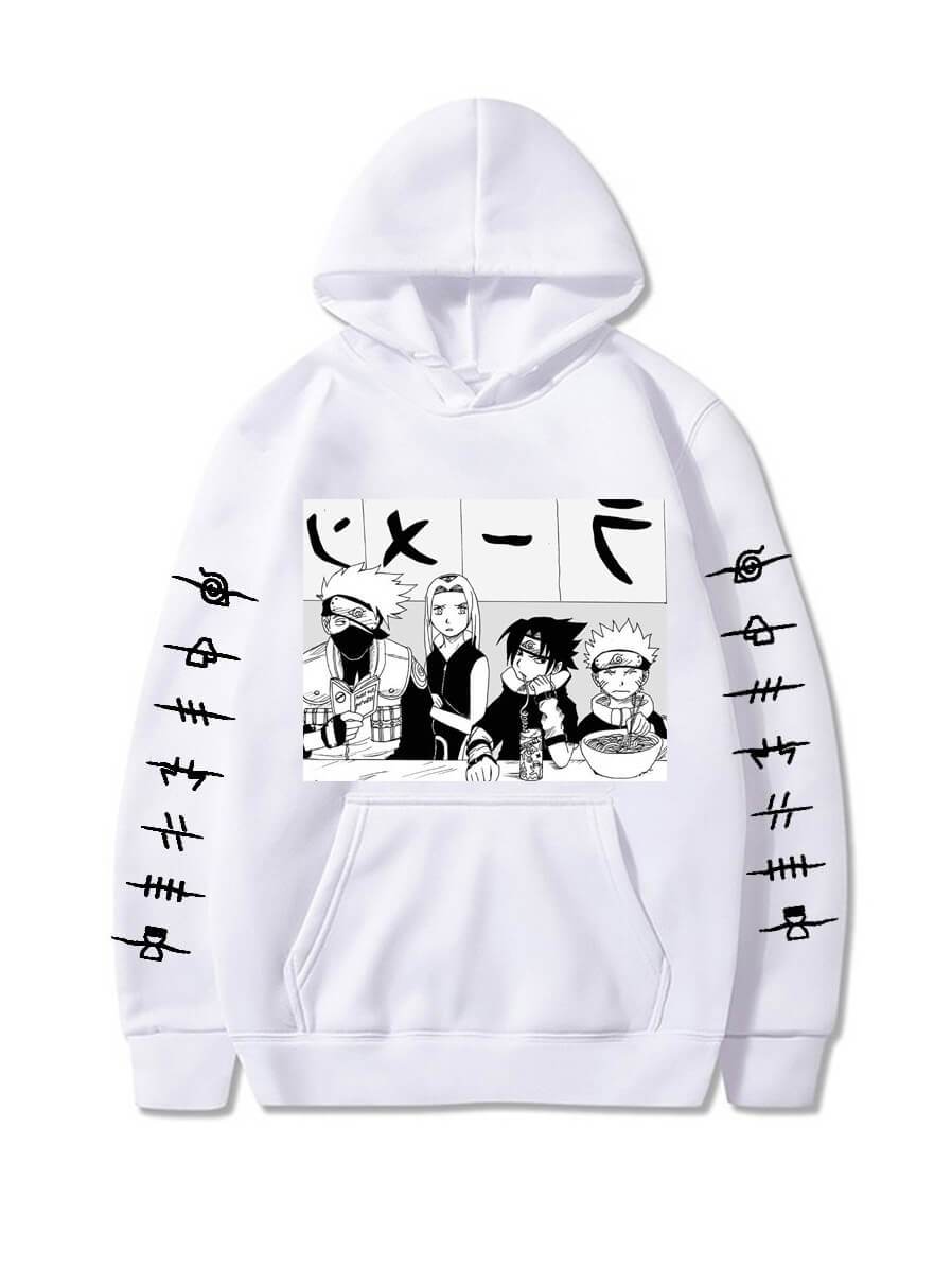 Anime Naruto Team Uzumaki Hoodies Manga Men's Pullover Women's Sweatshirt