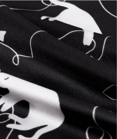 Women Robes and Camisole 3-Piece Set Soft Silk Like Loungewear with Cute Animal Printed